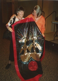 Lydia Ruyle’s gift to Heide Goettner-Abendroth Lydia Ruyle’s gift to Heide Goettner-Abendroth