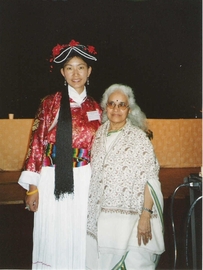 Danshilacuo, Mosuo, from China and Savithri Shanker, Nayar, from South India Danshilacuo, Mosuo, from China and Savithri Shanker, Nayar, from South India