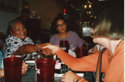Dona Enriquetas Contreras, Zapoteca, Mexico, and Heide Goettner-Abendroth Dona Enriquetas Contreras, Zapoteca, Mexico, and Heide Goettner-Abendroth